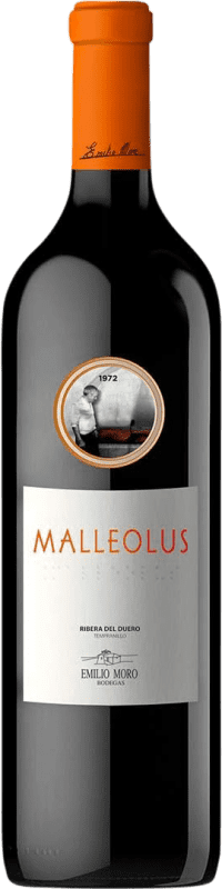 38,95 € Free Shipping | Red wine Emilio Moro Malleolus Crianza D.O. Ribera del Duero Castilla y León Spain Tempranillo Bottle 75 cl
