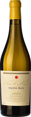 63,95 € Бесплатная доставка | Белое вино Emilio Rojo старения D.O. Ribeiro Галисия Испания Loureiro, Treixadura, Albariño, Lado бутылка 75 cl