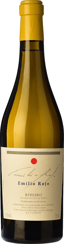 66,95 € Spedizione Gratuita | Vino Bianco Emilio Rojo Crianza — Invecchiato in Botte D.O. Ribeiro Galizia Spagna Loureiro, Treixadura, Albariño, Lado 75 cl