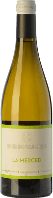 28,95 € Free Shipping | White wine Emilio Valerio La Merced Aged D.O. Navarra Navarre Spain Malvasía Bottle 75 cl
