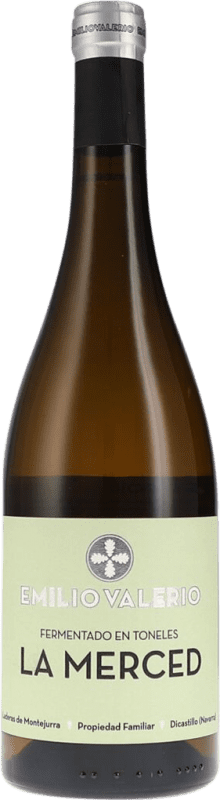 36,95 € Free Shipping | White Wine Emilio Valerio La Merced Crianza — Aged D.O. Navarra Navarre Spain Malvasia Eco — Organic 75 cl