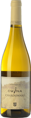 7,95 € Бесплатная доставка | Белое вино Emina Heredad I.G.P. Vino de la Tierra de Castilla y León Кастилия-Леон Испания Chardonnay — Шардоне 75 cl