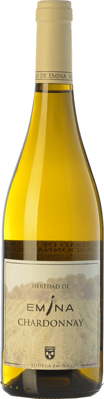 7,95 € Бесплатная доставка | Белое вино Emina Heredad I.G.P. Vino de la Tierra de Castilla y León Кастилия-Леон Испания Chardonnay бутылка 75 cl