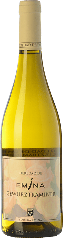 10,95 € 免费送货 | 白酒 Emina Heredad I.G.P. Vino de la Tierra de Castilla y León 卡斯蒂利亚莱昂 西班牙 Gewürztraminer 瓶子 75 cl