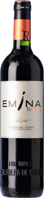32,95 € 免费送货 | 红酒 Emina 预订 D.O. Ribera del Duero 卡斯蒂利亚莱昂 西班牙 Tempranillo 瓶子 75 cl