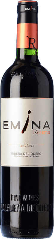 42,95 € Spedizione Gratuita | Vino Rosso Emina Riserva D.O. Ribera del Duero Castilla y León Spagna Tempranillo 75 cl