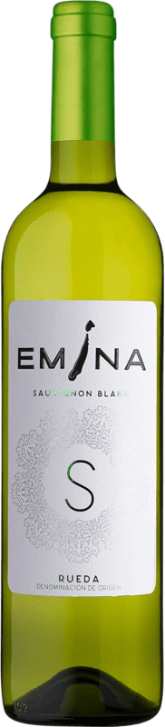 7,95 € 免费送货 | 白葡萄酒 Emina D.O. Rueda 卡斯蒂利亚莱昂 西班牙 Sauvignon — 苏维浓 75 cl