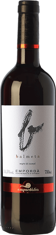 8,95 € Spedizione Gratuita | Vino rosso Empordàlia Balmeta Giovane D.O. Empordà Catalogna Spagna Grenache Bottiglia 75 cl
