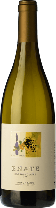 29,95 € Бесплатная доставка | Белое вино Enate 234 D.O. Somontano Арагон Испания Chardonnay бутылка Магнум 1,5 L