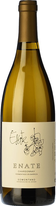 21,95 € Envoi gratuit | Vin Blanc Enate Fermenté en Barrique D.O. Somontano Aragon Espagne Chardonnay Bouteille 75 cl