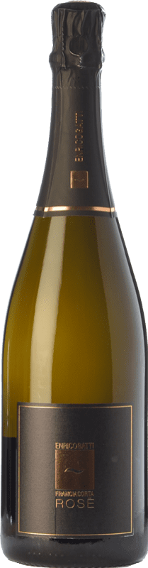 28,95 € Kostenloser Versand | Rosé Sekt Enrico Gatti Rosé D.O.C.G. Franciacorta Lombardei Italien Spätburgunder Flasche 75 cl