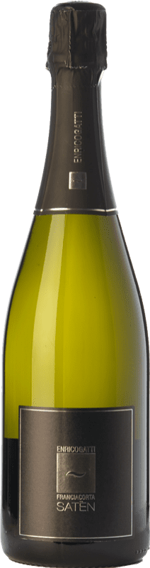 31,95 € Envio grátis | Espumante branco Enrico Gatti Satèn D.O.C.G. Franciacorta Lombardia Itália Chardonnay Garrafa 75 cl