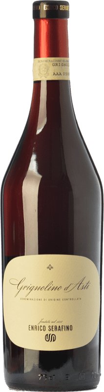 9,95 € Envio grátis | Vinho tinto Enrico Serafino D.O.C. Grignolino d'Asti Piemonte Itália Grignolino Garrafa 75 cl