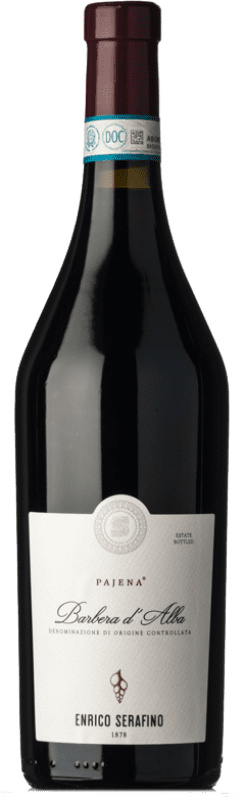 18,95 € Spedizione Gratuita | Vino Rosso Enrico Serafino D.O.C. Barbera d'Alba Piemonte Italia Barbera 75 cl