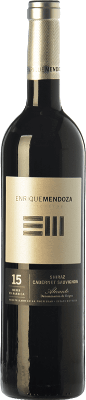 16,95 € Kostenloser Versand | Rotwein Enrique Mendoza Syrah Cabernet Reserve — Gereift D.O. Alicante Valencianische Gemeinschaft Spanien Syrah, Cabernet Sauvignon Flasche 75 cl