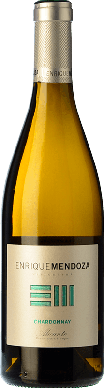 13,95 € Free Shipping | White Wine Enrique Mendoza Young D.O. Alicante Valencian Community Spain Chardonnay 75 cl