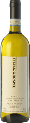 6,95 € 免费送货 | 白酒 Enzo Boglietti D.O.C. Langhe 皮埃蒙特 意大利 Chardonnay 瓶子 75 cl