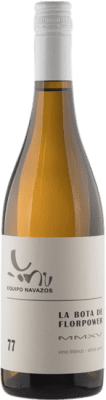 24,95 € Envío gratis | Vino blanco Equipo Navazos La Bota Nº 77 Florpower MMXV Crianza D.O. Manzanilla-Sanlúcar de Barrameda Andalucía España Palomino Fino Botella 75 cl