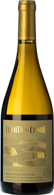 10,95 € Free Shipping | White wine Ermita del Conde Centenario Crianza I.G.P. Vino de la Tierra de Castilla y León Castilla y León Spain Albillo Bottle 75 cl