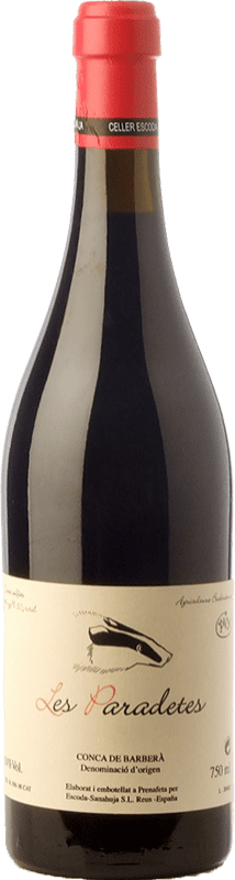 22,95 € Kostenloser Versand | Rotwein Escoda Sanahuja Les Paradetes Jung D.O. Conca de Barberà Katalonien Spanien Garnacha — Grenache, Samsó, Sumoll Flasche 75 cl