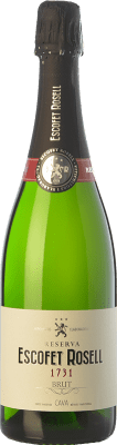 13,95 € Kostenloser Versand | Weißer Sekt Escofet Rosell 1731 Brut Reserve D.O. Cava Katalonien Spanien Spätburgunder, Macabeo, Xarel·lo, Chardonnay, Parellada Flasche 75 cl