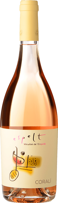 11,95 € 免费送货 | 玫瑰酒 Espelt Coralí Rosat D.O. Empordà 加泰罗尼亚 西班牙 Merlot, Grenache, Cabernet Sauvignon 瓶子 75 cl