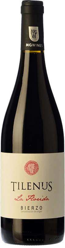 17,95 € Kostenloser Versand | Rotwein Estefanía Tilenus Crianza — Kurze Fassreifung D.O. Bierzo Kastilien und León Spanien Mencía Flasche 75 cl