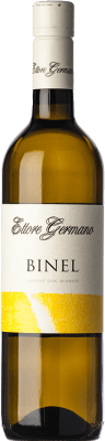 19,95 € Envío gratis | Vino blanco Ettore Germano Binel D.O.C. Langhe Piemonte Italia Chardonnay, Riesling Botella 75 cl