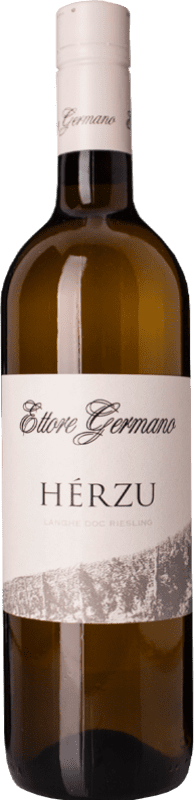 33,95 € Бесплатная доставка | Белое вино Ettore Germano Herzu D.O.C. Langhe Пьемонте Италия Riesling — Рислинг 75 cl