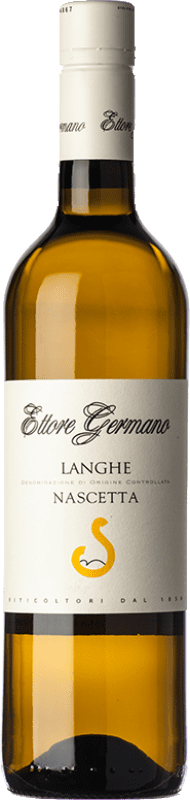 19,95 € Бесплатная доставка | Белое вино Ettore Germano D.O.C. Langhe Пьемонте Италия Nascetta бутылка 75 cl