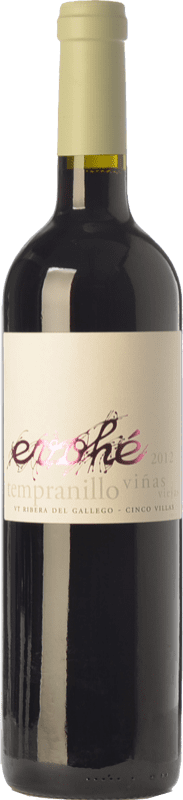 6,95 € Spedizione Gratuita | Vino Rosso Evohé Giovane I.G.P. Vino de la Tierra Bajo Aragón Aragona Spagna Tempranillo 75 cl