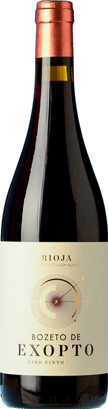 13,95 € Envio grátis | Vinho tinto Exopto Bozeto Jovem D.O.Ca. Rioja La Rioja Espanha Tempranillo, Grenache, Graciano Garrafa 75 cl