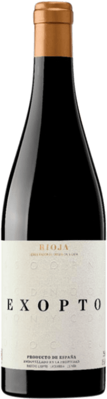 34,95 € 送料無料 | 赤ワイン Exopto 高齢者 D.O.Ca. Rioja ラ・リオハ スペイン Tempranillo, Grenache, Graciano ボトル 75 cl