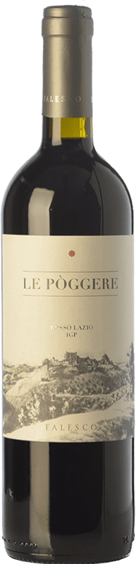 9,95 € 送料無料 | 赤ワイン Falesco Le Pòggere I.G.T. Lazio ラツィオ イタリア Cabernet Sauvignon, Sangiovese ボトル 75 cl