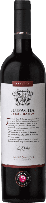 22,95 € Kostenloser Versand | Rotwein Otero Ramos Suipacha Reserve I.G. Mendoza Mendoza Argentinien Cabernet Sauvignon Flasche 75 cl