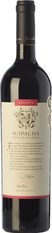 29,95 € Spedizione Gratuita | Vino rosso Otero Ramos Suipacha Riserva I.G. Mendoza Mendoza Argentina Malbec Bottiglia 75 cl