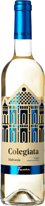 8,95 € Spedizione Gratuita | Vino bianco Fariña Colegiata Giovane D.O. Toro Castilla y León Spagna Malvasía Bottiglia 75 cl