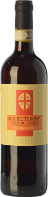 9,95 € Бесплатная доставка | Красное вино Fattoria dei Barbi Etichetta Rossa D.O.C.G. Morellino di Scansano Тоскана Италия Merlot — Мерло, Sangiovese — Санджовезе Бутылка 75 cl