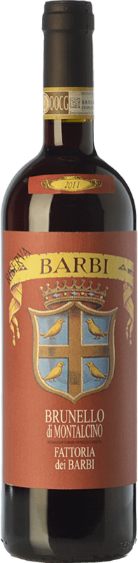 107,95 € Бесплатная доставка | Красное вино Fattoria dei Barbi Резерв D.O.C.G. Brunello di Montalcino Тоскана Италия Sangiovese бутылка 75 cl