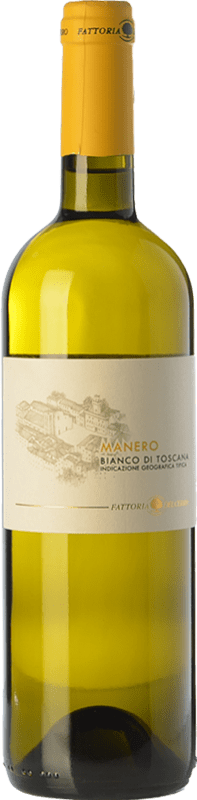 7,95 € Envio grátis | Vinho branco Fattoria del Cerro Manero Bianco I.G.T. Toscana Tuscany Itália Trebbiano, Mascate Branco Garrafa 75 cl