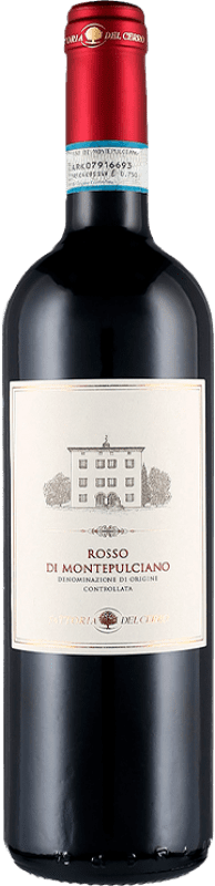 17,95 € Free Shipping | Red wine Fattoria del Cerro D.O.C. Rosso di Montepulciano Tuscany Italy Syrah, Sangiovese Bottle 75 cl