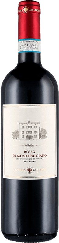 18,95 € Kostenloser Versand | Rotwein Fattoria del Cerro D.O.C. Rosso di Montepulciano Toskana Italien Syrah, Sangiovese Flasche 75 cl