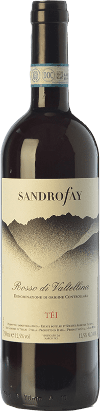 18,95 € 免费送货 | 红酒 Fay Téi D.O.C. Valtellina 伦巴第 意大利 Nebbiolo 瓶子 75 cl