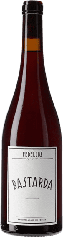 42,95 € Free Shipping | Red wine Fedellos do Couto Bastarda Aged D.O. Ribeira Sacra Galicia Spain Bastardo Bottle 75 cl