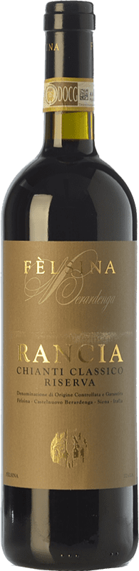 49,95 € Envio grátis | Vinho tinto Fèlsina Rancia Reserva D.O.C.G. Chianti Classico Tuscany Itália Sangiovese Garrafa 75 cl