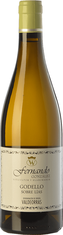 14,95 € Envio grátis | Vinho Branco Fernando González Sobre Lías — Sobre Borras D.O. Valdeorras Galiza Espanha Godello 75 cl