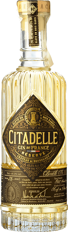 45,95 € Бесплатная доставка | Джин Citadelle Gin Резерв Франция бутылка 70 cl