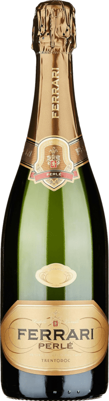 28,95 € Envoi gratuit | Vin Mousseux Blanc Ferrari Perlé D.O.C. Trento Trentin Italie Chardonnay Bouteille 75 cl