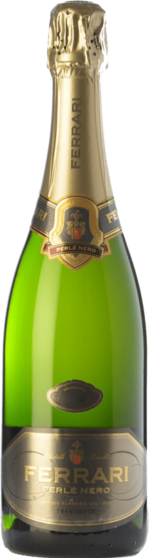 74,95 € Envoi gratuit | Vin Mousseux Blanc Ferrari Perlé Nero D.O.C. Trento Trentin Italie Pinot Noir Bouteille 75 cl