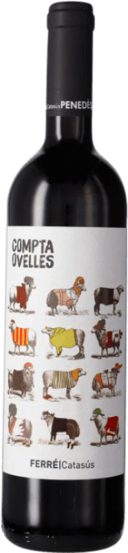 7,95 € Free Shipping | Red wine Ferré i Catasús Compta Ovelles Negre Joven D.O. Penedès Catalonia Spain Merlot, Syrah, Cabernet Sauvignon Bottle 75 cl
